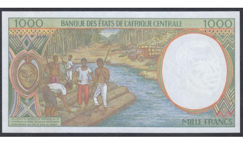 Центральные Африканские Государства (Экваториальная Гвинея) 1000 франков ND (2000 года) (Central African States (Equatorial Guinea) 1000 francs ND (2000)) P 502Nh: UNC 