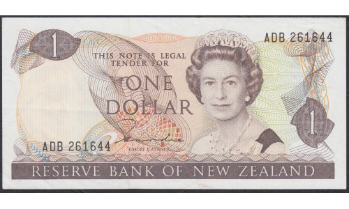 Новая Зеландия 1 доллар 1981-85 год (New Zealand 1 dollar 1981-85) P 169a: XF