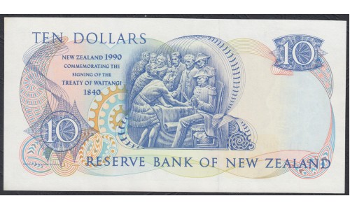 Новая Зеландия 10 долларов 1990 год (New Zealand 100 dollars 1990) P 176: UNC--