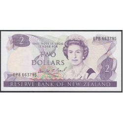 Новая Зеландия 2 доллара 1989-92 год (New Zealand 2 dollars 1989-92) P 170c: UNC