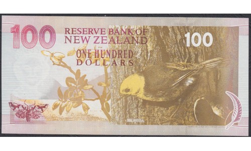 Новая Зеландия 100 долларов 1992 год (New Zealand 100 dollars 1992) P 181a: UNC