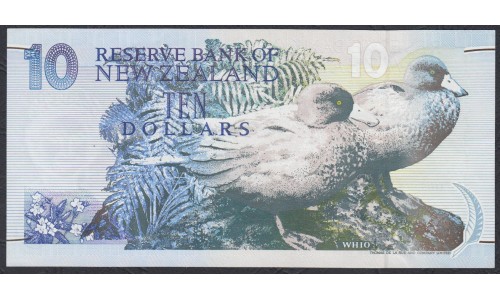 Новая Зеландия 10 долларов 1994 год (New Zealand 10 dollars 1994) P 182a: UNC