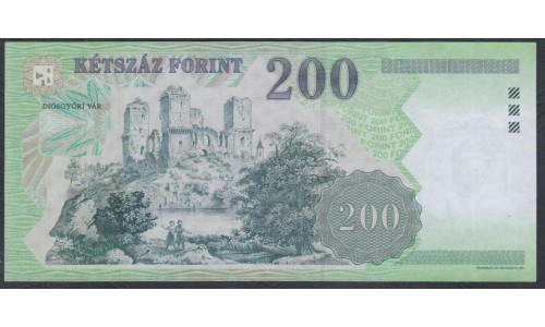 Венгрия 200 форинтов 2005 года (Hungary 200 Forint  2005) P 187e: UNC