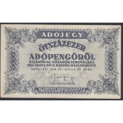 Венгрия 500 000 Адопенго 1946 года, (Hungary 500 000 Adopengo 1946) P 139b: XF