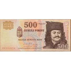 Венгрия 500 форинтов 2008 года (Hungary 500 Forint 2008) P 188f : UNC