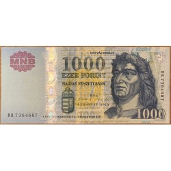 Венгрия 1000 форинтов 2012 года (Hungary 1000 Forint 2012) P 197d : UNC