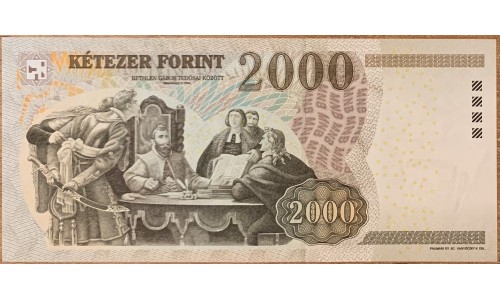 Венгрия 2000 форинтов 2013 года (Hungary 2000 Forint 2013) P 198e : UNC