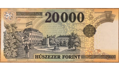 Венгрия 20000 форинтов 2016 года (Hungary 20000 Forint 2016) P 207b : UNC