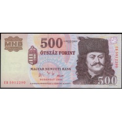Венгрия 500 форинтов 2006 года (Hungary 500 Forint 2006) P 194 : UNC