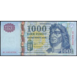 Венгрия 1000 форинтов 2006 года (Hungary 1000 Forint 2006) P 195b : UNC