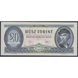 Венгрия 20 форинтов 1975 года, (Hungary 20 Forint  1975) P 169f: UNC
