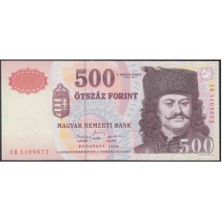 Венгрия 500 форинтов 1998 года, (Hungary 500 Forint  1998) P 179: UNC
