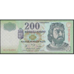 Венгрия 200 форинтов 2007 года (Hungary 200 Forint  2007) P 187g: UNC