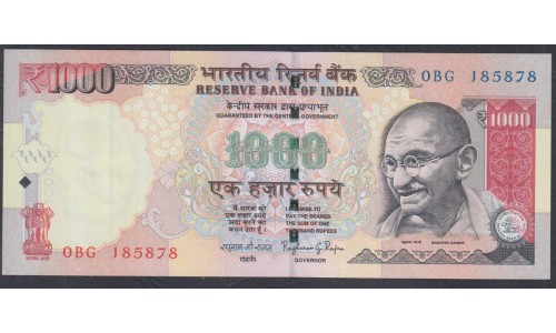 Индия 1000 рупий 2014 (India 1000 rupees 2014) P 107i : Unc
