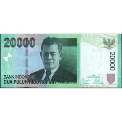 Индонезия 20000 рупий 2004 г. (Indonesia 20000 rupiah 2004 year) P144a:UNC
