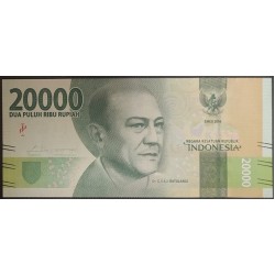 Индонезия 20000 рупий 2016 г. (Indonesia 20000 rupiah 2016 year) P158a:UNC