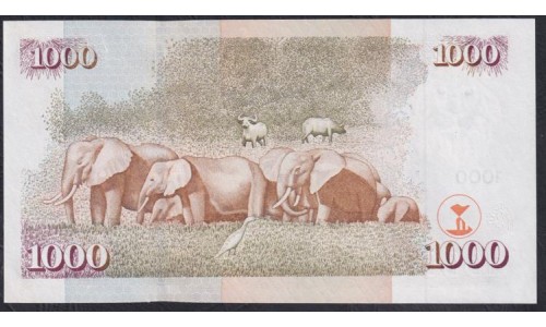 Кения 1000 шиллингов 2 августа 2004 года (KENYA 1000 shillings  2004) P 45c: UNC