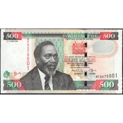 Кения 500 шиллингов 2009 (KENYA 500 shillings 2009) P 50d : UNC
