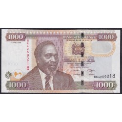 Кения 1000 шиллингов  2005 год (KENYA 1000 shillings  2005) P51a: UNC