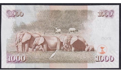 Кения 1000 шиллингов апрель 2006 (KENYA 1000 shillings april 2006) P 51b : UNC