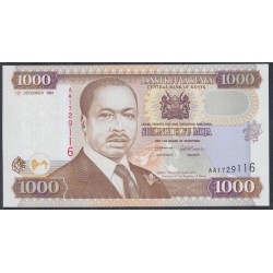 Кения 1000 шиллингов 1994 года (KENYA 1000 shillings 1994) P34a: UNC
