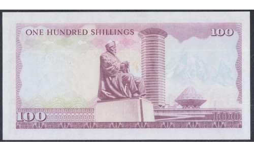 Кения 100 шиллингов 1978 год (KENYA 100 shillings 1978) P 18: UNC
