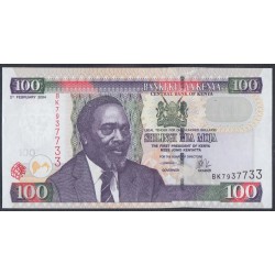Кения 100 шиллингов 2004 год (KENYA 100 shillings 2004) P 42: UNC