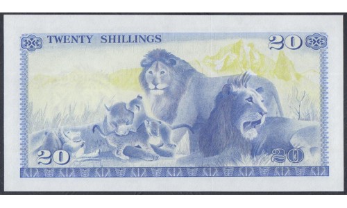 Кения 20 шиллингов 1978 год (KENYA 20 shillings 1978) P 17: UNC