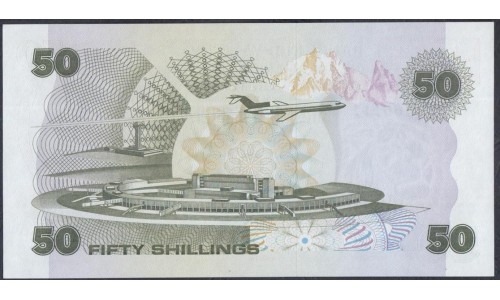 Кения 50 шиллингов 1987 год (KENYA 50 shillings 1987 ) P 22d: UNC