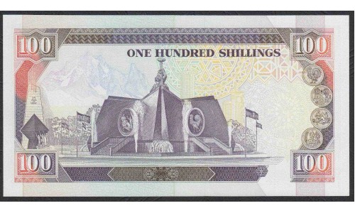 Кения 100 шиллингов 1994 года (KENYA 100 shillings 1994) P27f: UNC