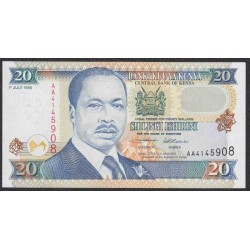 Кения 20 шиллингов 1995 года (KENYA 20 shillings 1995) P32: UNC