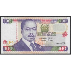 Кения 100 шиллингов 1996 года (KENYA 100 shillings 1996) P37a:Unc