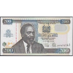 Кения 200 шиллингов  2003 года (KENYA 200 shillings  2003) P 46: UNC