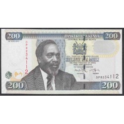 Кения 200 шиллингов 2010 года (KENYA 200 shillings 2010) P49e: UNC