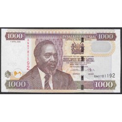 Кения 1000 шиллингов апрель 2006 (KENYA 1000 shillings april 2006) P 51b : UNC