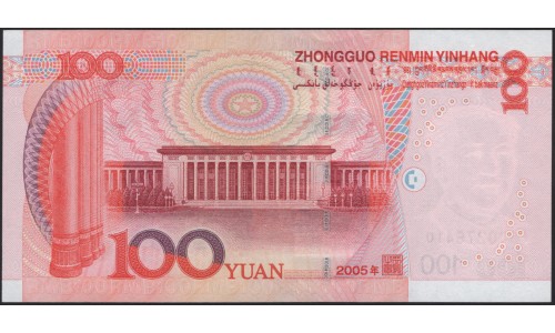 Китай 100 юаней 2005 (China 100 yuan 2005) P 907a : Unc