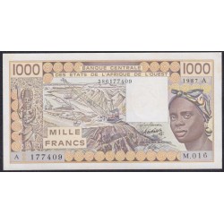 Кот-д'Ивуар 1000 франков 1987 (Cote d'Ivoire 1000 francs not 1987) P 107Ah: UNC