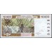Кот-д'Ивуар 10000 франков 1999 (Cote d'Ivoire 10000 francs 1999) P 114Ah : UNC