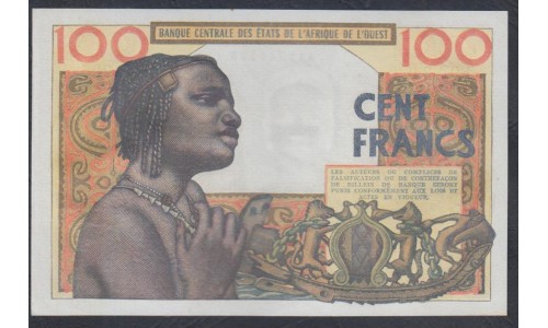 Кот-д'Ивуар 100 франков без даты (Cote d'Ivoire 100 francs not dated) P 101Ad: UNC