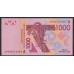 Кот-д'Ивуар 1000 франков 2019 (Cote d'Ivoire 1000 francs 2019) P 115Ao: UNC