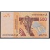 Кот-д'Ивуар 500 франков 2019 (Cote d'Ivoire 500 francs 2019) P 119Ah: UNC