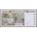 Кот-д'Ивуар 10000 франков 1998 (Cote d'Ivoire 10000 francs 1998) P 114Ag: aUNC/UNC