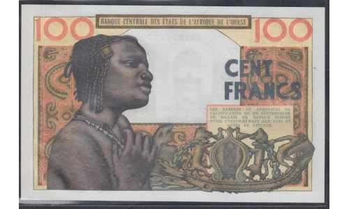 Кот-д'Ивуар 100 франков без даты (Cote d'Ivoire 100 francs not dated) P 101Ag: UNC