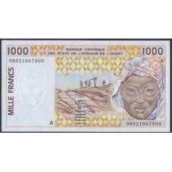 Кот-д'Ивуар 1000 франков 1998 (Cote d'Ivoire 1000 francs 1998) P 111Ah: UNC