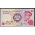 Лесото 10 малоти 1981 года, C/81 699609, РЕДКИЕ (Lesotho 10 maloti 1981) P 6a: UNC