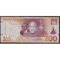 Лесото 200 малоти 2021 (Lesotho 200 maloti 2021) P W30: UNC