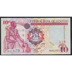 Лесото 10 малоти 2009 (Lesotho 10 maloti 2009) P 15f: UNC