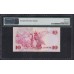 Лесото 10 малоти 1981 года, L/81 49409 (Lesotho 10 maloti 1981) P 6b: PMG 67 Superb Gem UNC EPQ