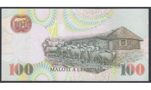Лесото 100 малоти 1994 года, Редкие (Lesotho 100 maloti 1994) P 18: UNC