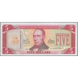 Либерия 5 долларов 2003 (Liberia 5 dollars 2003) P 26a : Unc